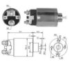 HOFFER 6646124 Solenoid Switch, starter